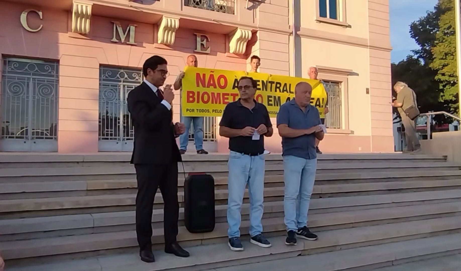 Arruada no Entroncamento contra a instalação da fábrica de Produção de Biometano